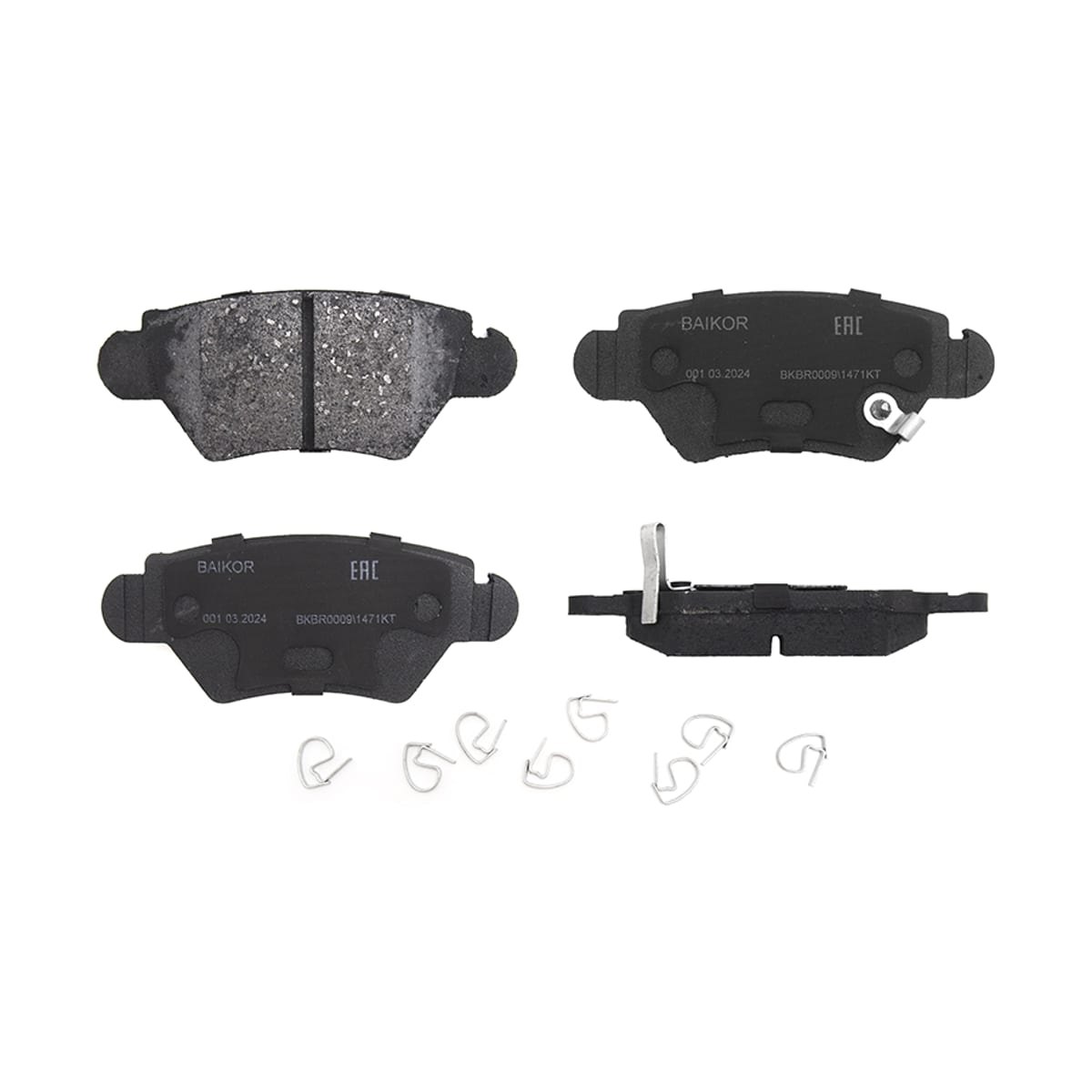 BAIKOR Колодки тормозные (Сзади) Chevrolet Lacetti 04-13 / Lanos 05-09