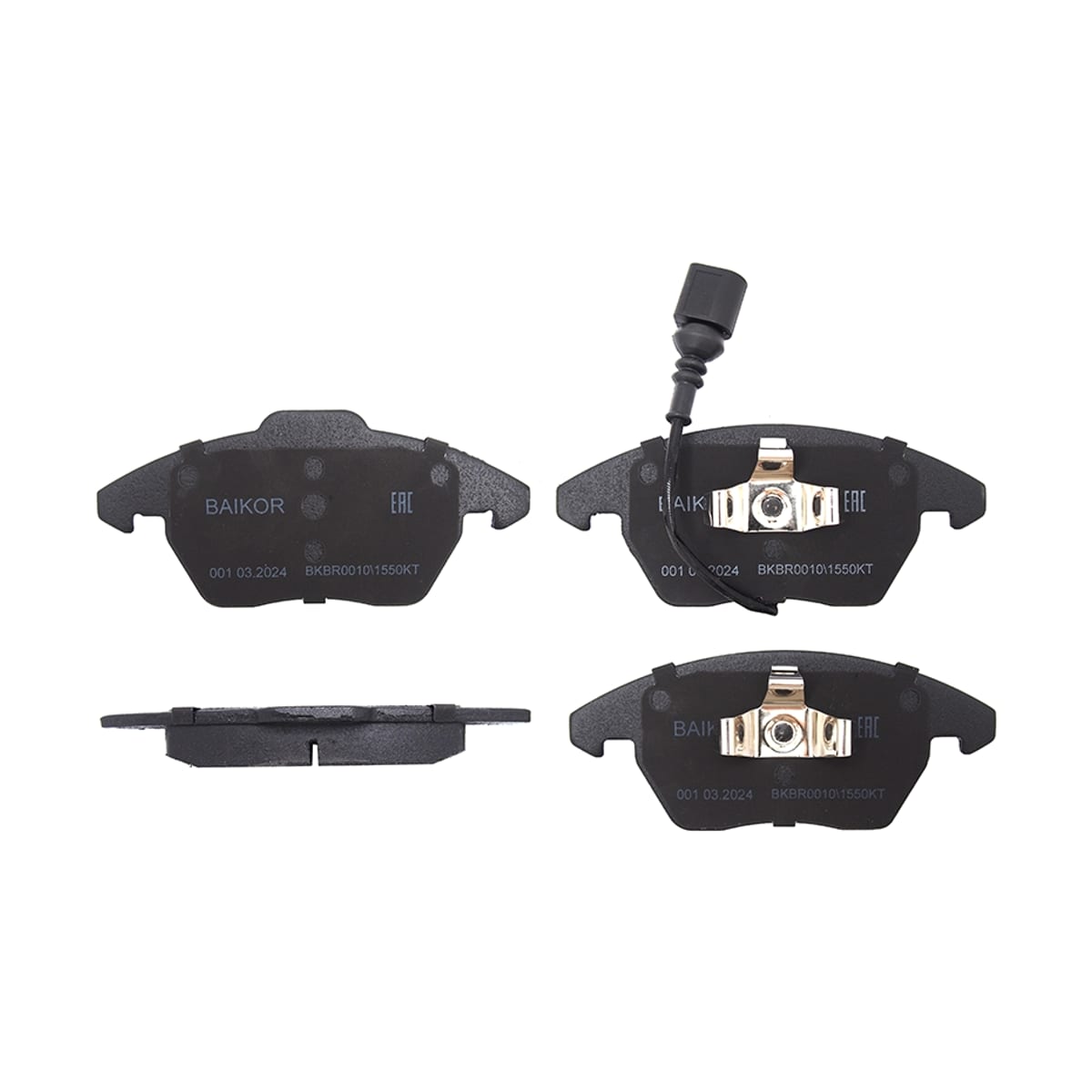 BAIKOR Колодки тормозные (Спереди) Audi A3 03-13 / Peugeot 308 13-17