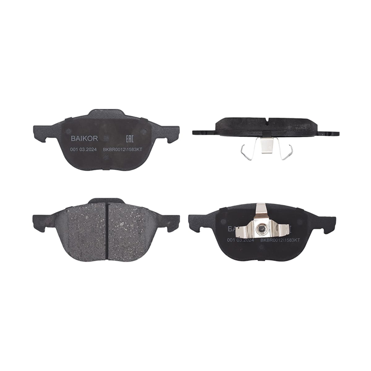 BAIKOR Колодки тормозные (Спереди) Ford Focus 04- / Kuga 08-19