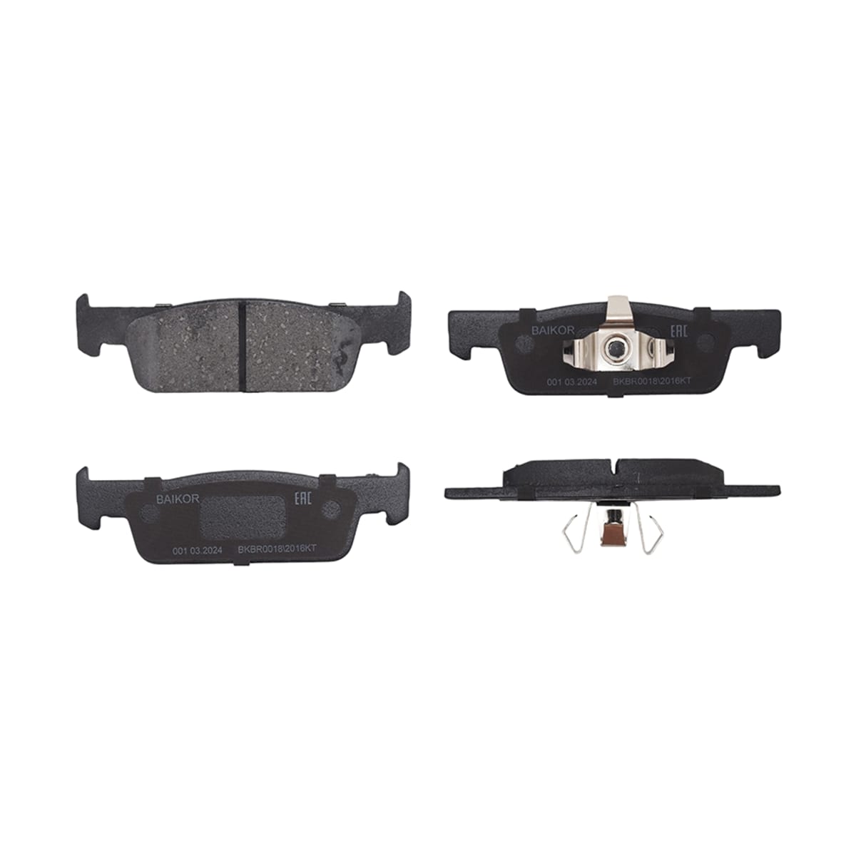 BAIKOR Колодки тормозные (Спереди) Renault Logan 09-22 / Sandero 14-18