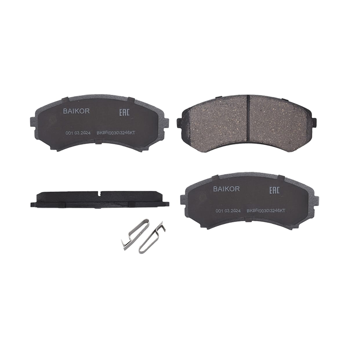 BAIKOR Колодки тормозные (Спереди) Mitsubishi Pajero 91-20 / Mazda Bongo Friendee 95-01