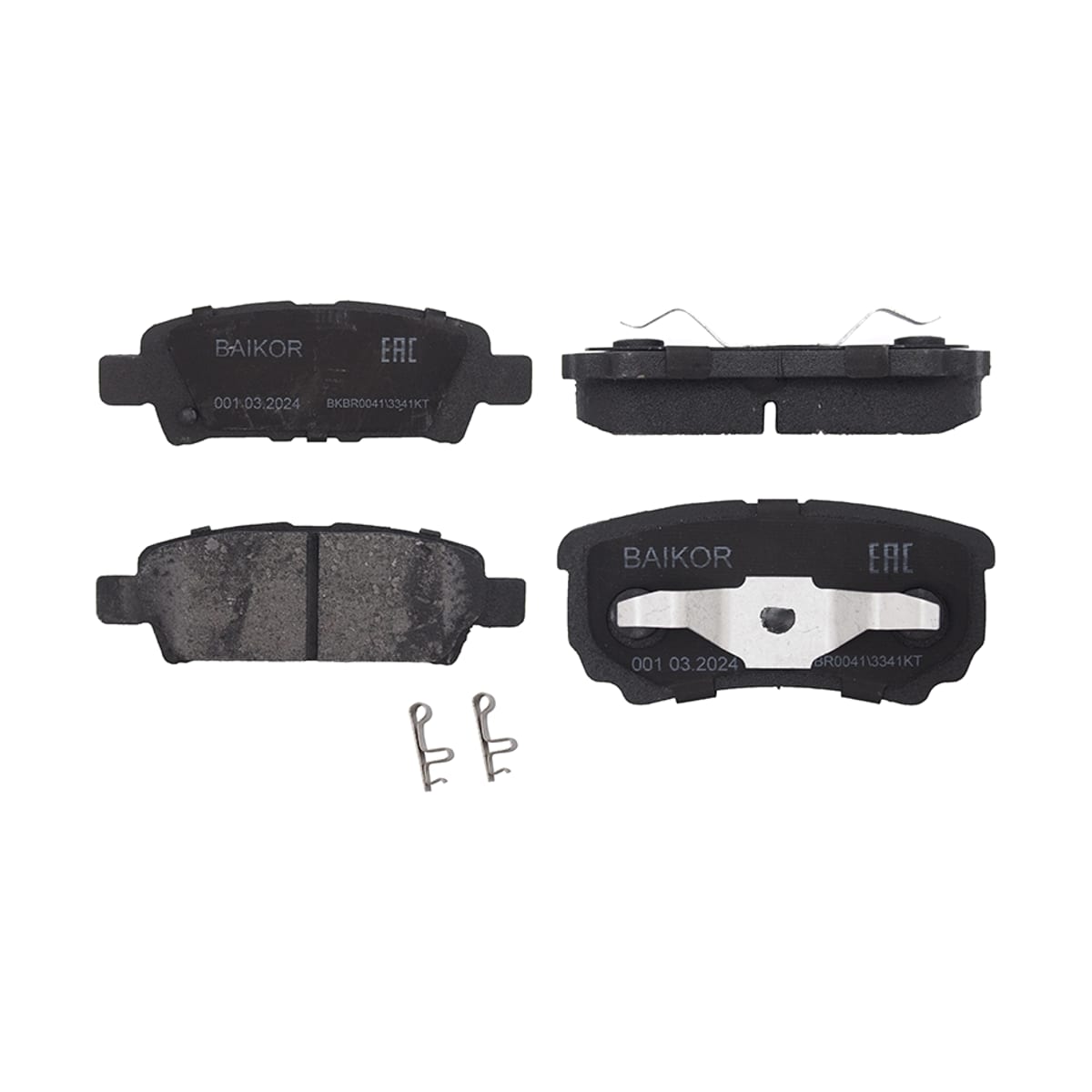 BAIKOR Колодки тормозные (Сзади) Mitsubishi Lancer 02-17 / Outlander 02-12