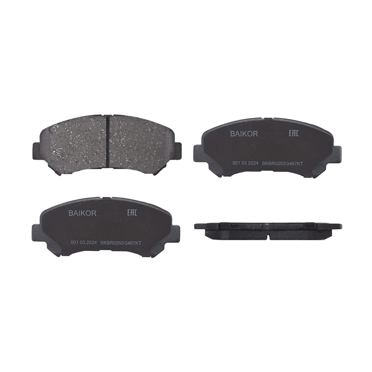 BAIKOR Колодки тормозные (Спереди) Nissan Juke 10-14 / Qashqai 06-13