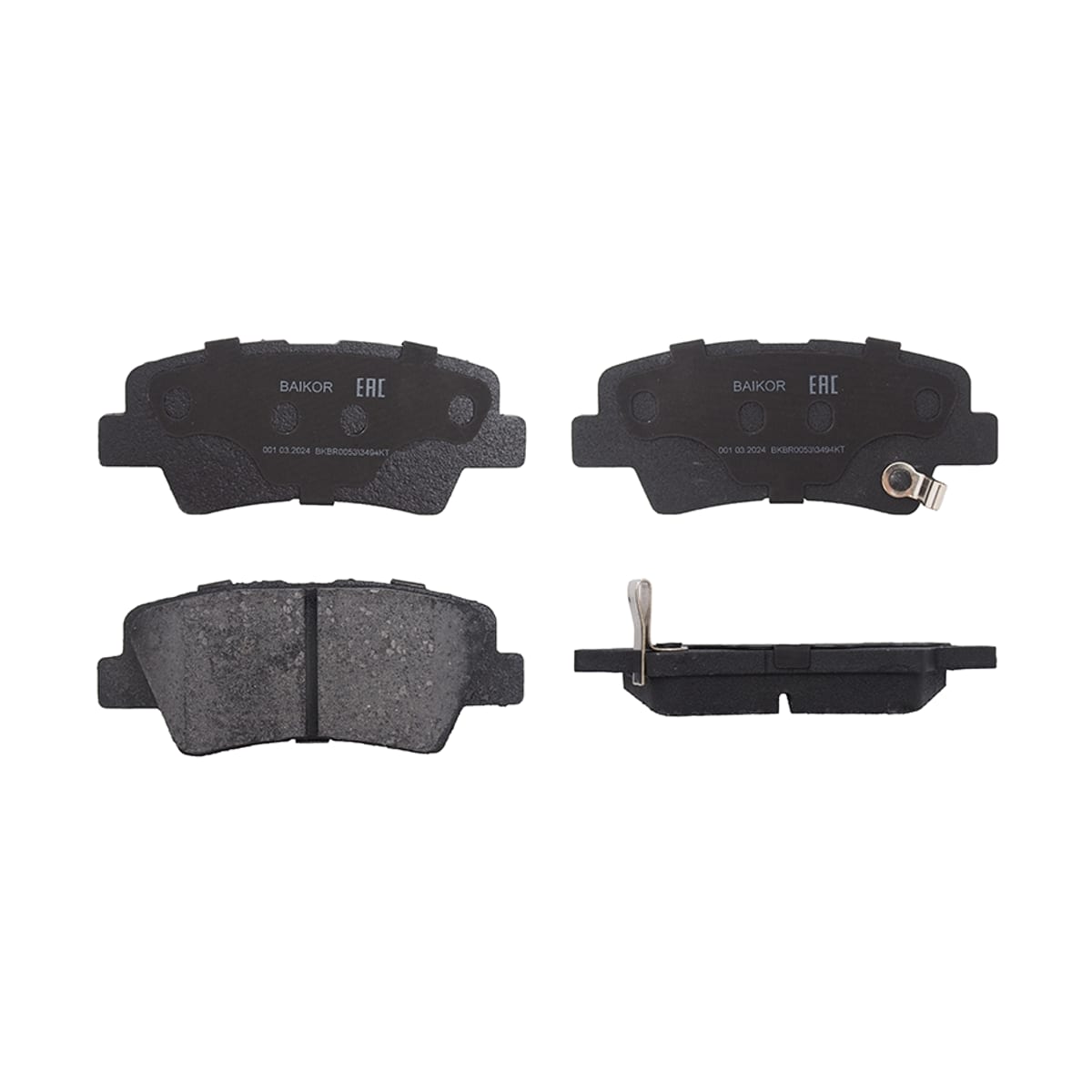 BAIKOR Колодки тормозные (Сзади) Hyundai Creta 15-22 / Elantra 06-20