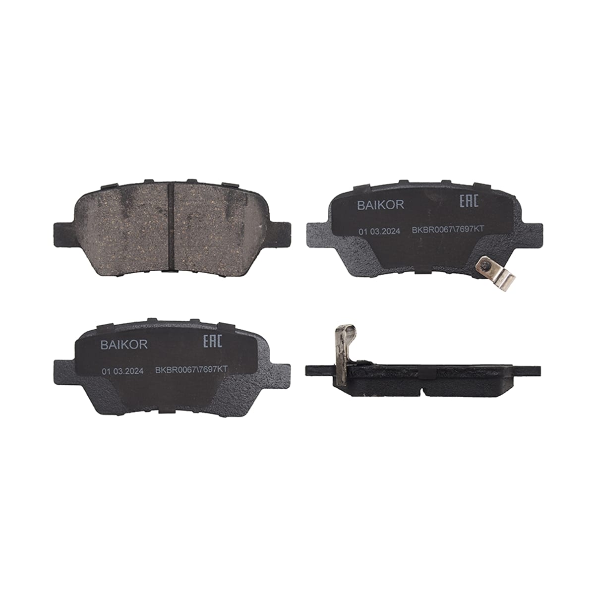 BAIKOR Колодки тормозные (Сзади) Honda Civic 11-17 / Stepwgn 05-09