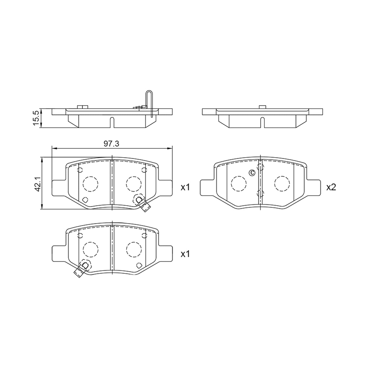 BAIKOR Колодки тормозные (Сзади) Geely Coolray 18- / Belgee X50 23
