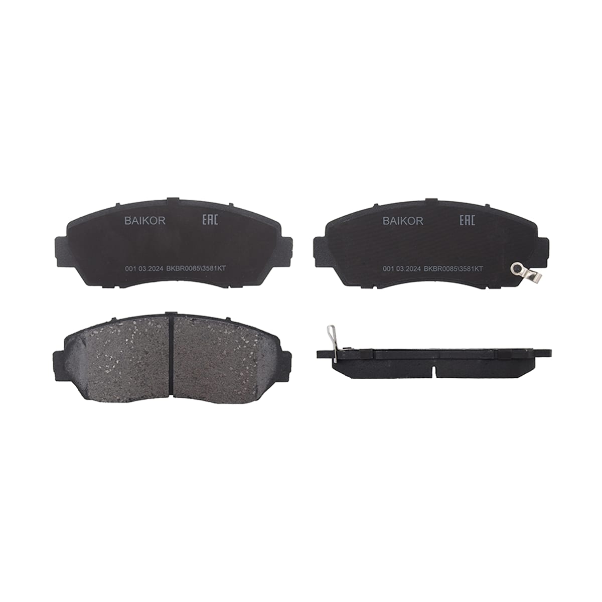 BAIKOR Колодки тормозные (Спереди) Honda CR-V 06-20 / Haval F7 18-22 BKBR0085