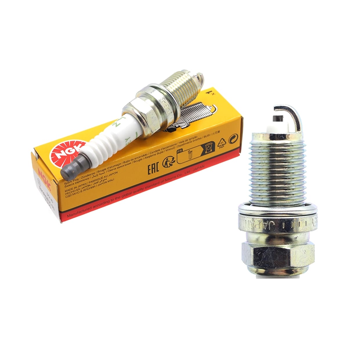 NGK Свеча зажигания Toyota Corolla (E120) 00-07 / Auris 06-12 (1ZZFE/3ZZFE/4ZZFE/4AFE/2NZFE) BKR5EY11