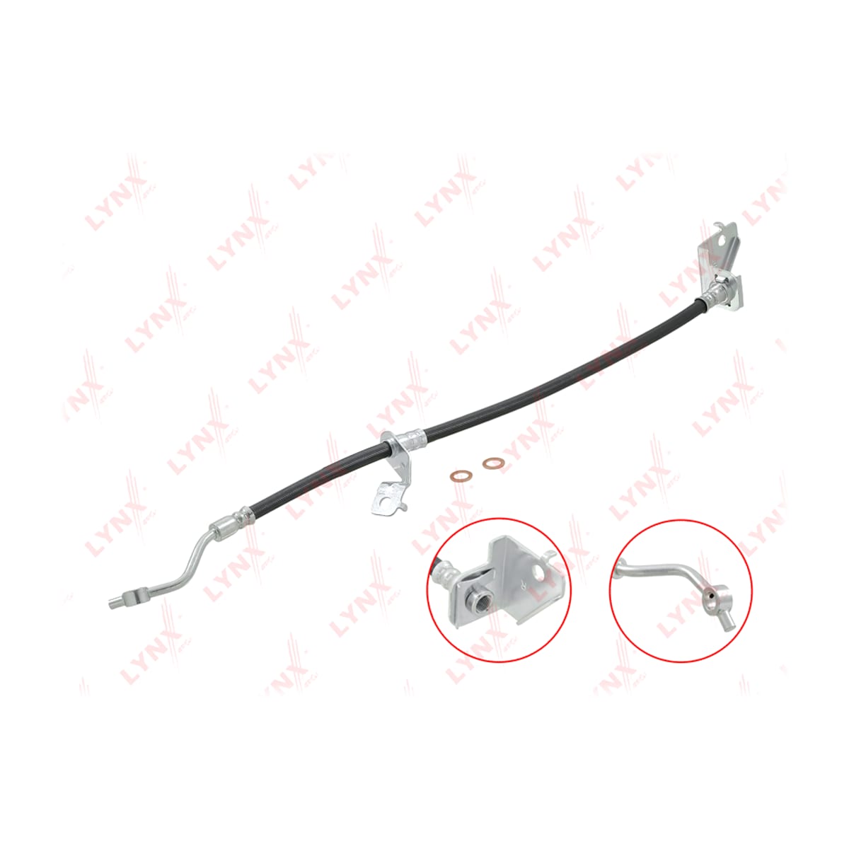 Деталь Шланг тормозной LYNXAUTO