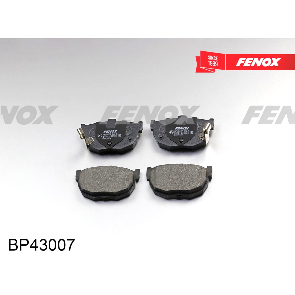 Деталь Колодки тормозные дисковые FENOX