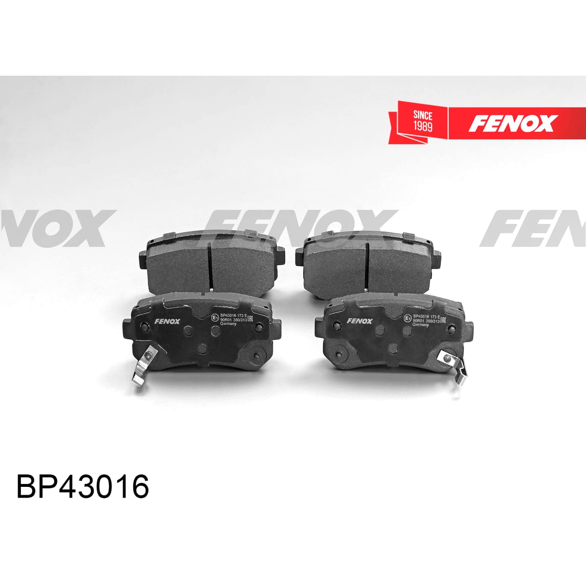 Деталь Колодки тормозные дисковые FENOX