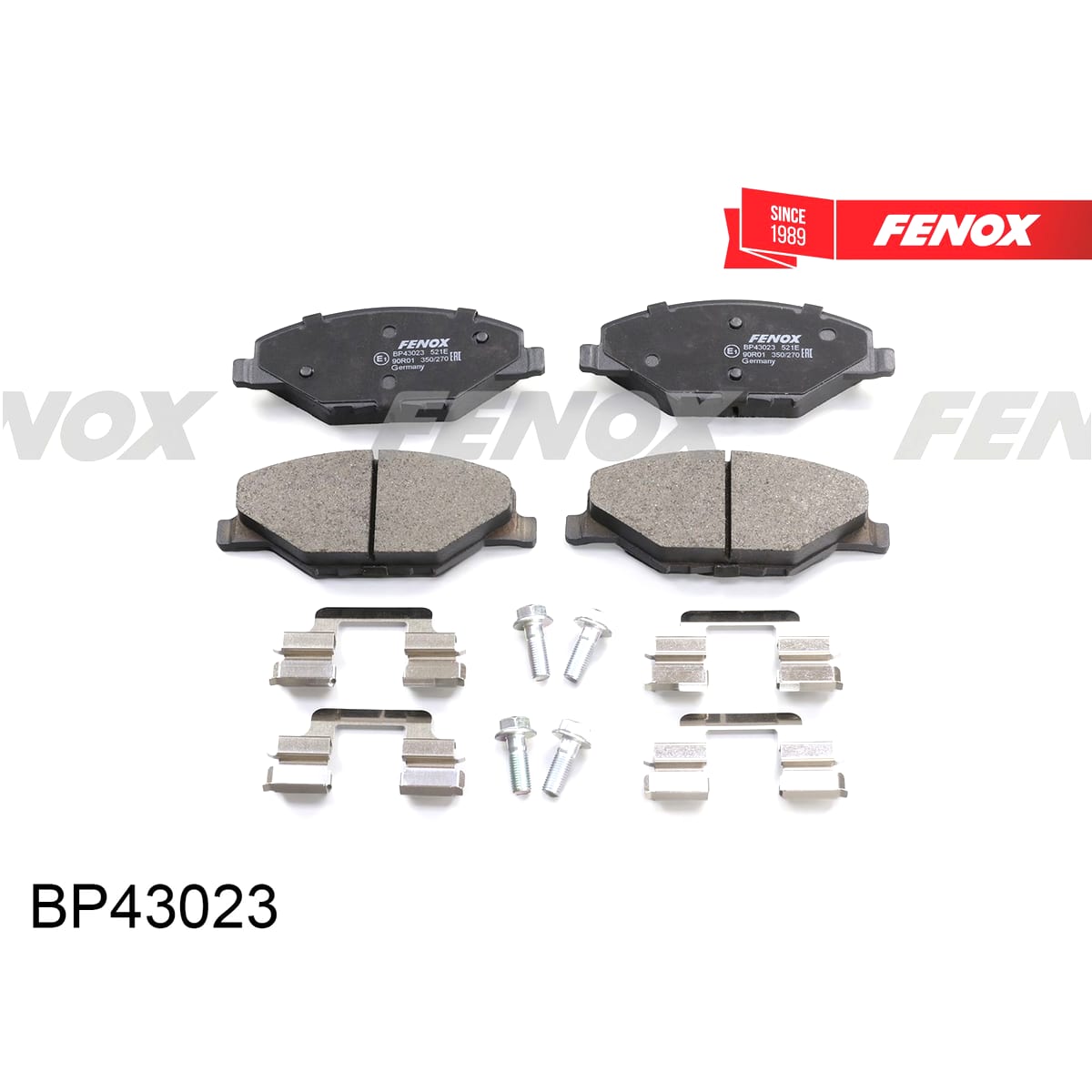 Деталь Колодки тормозные дисковые FENOX