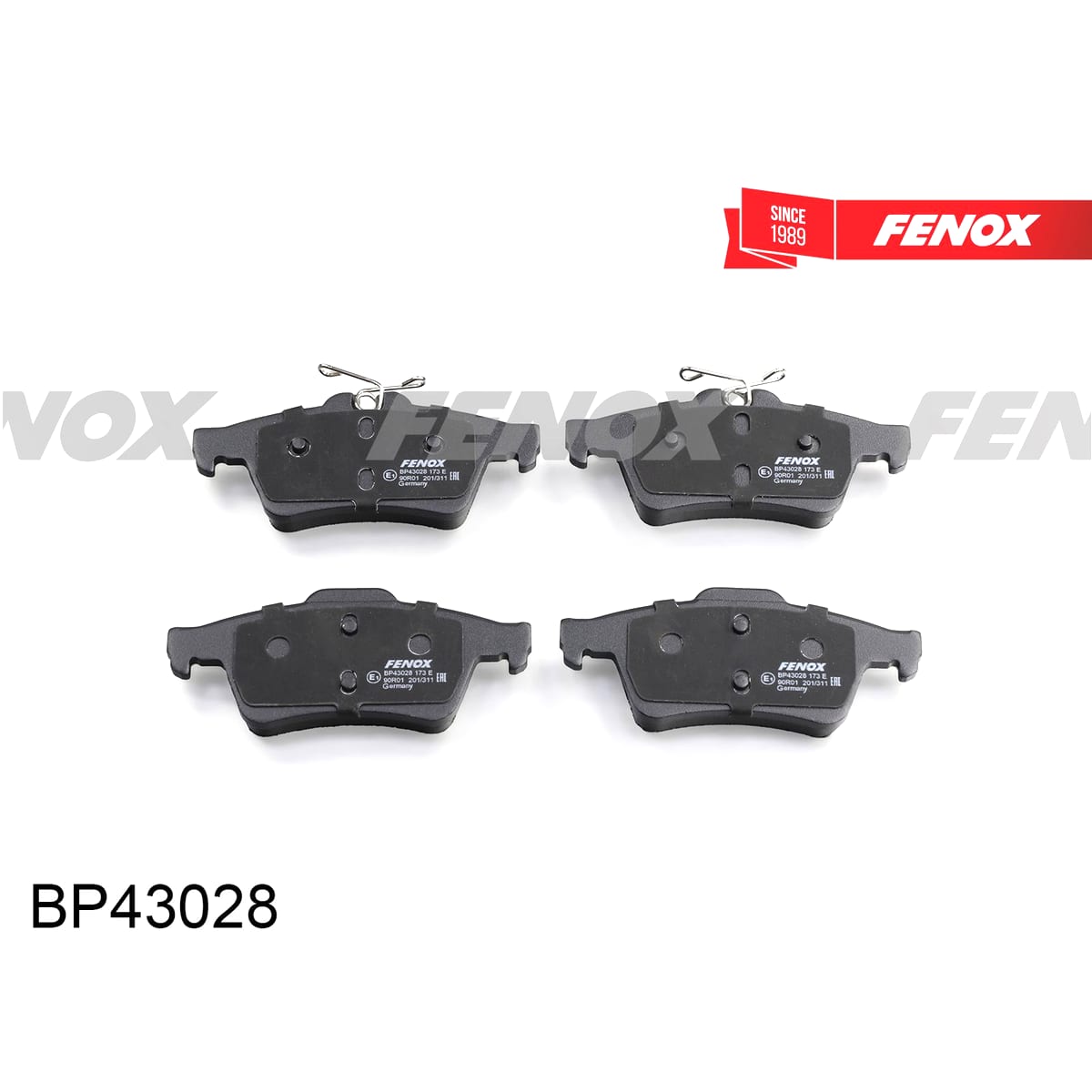 Деталь Колодки тормозные дисковые с датчиком FENOX