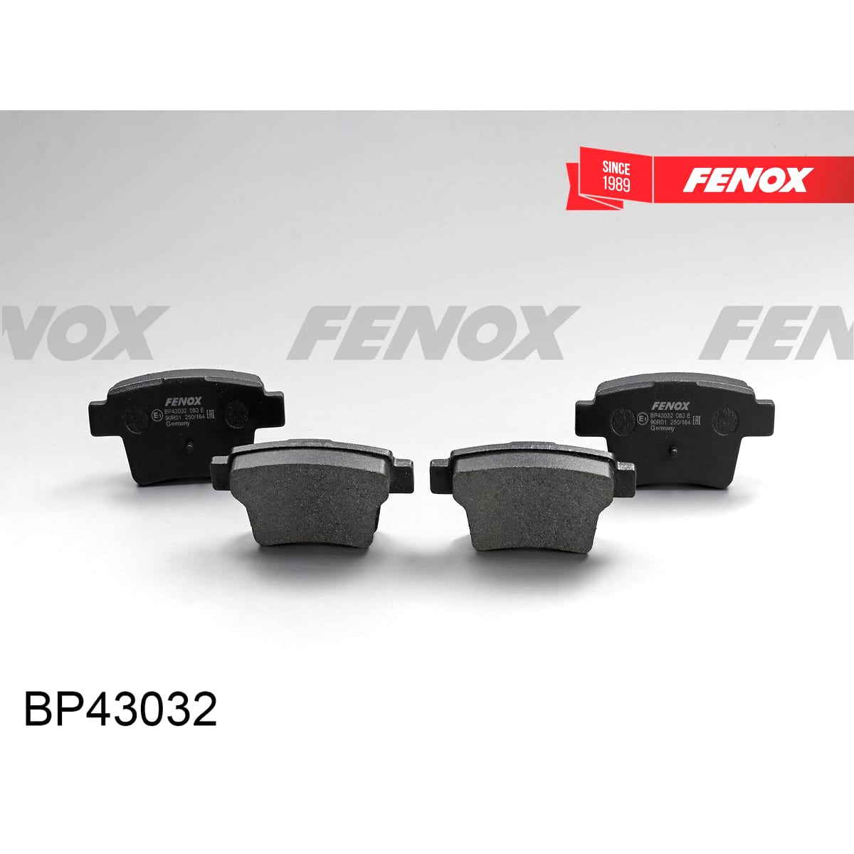 Деталь Колодки тормозные дисковые FENOX