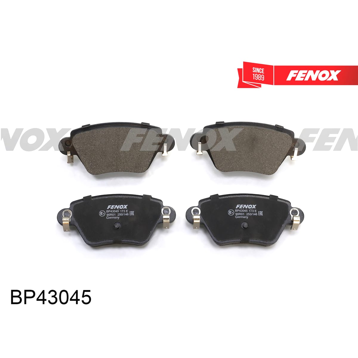 Деталь Колодки тормозные дисковые FENOX