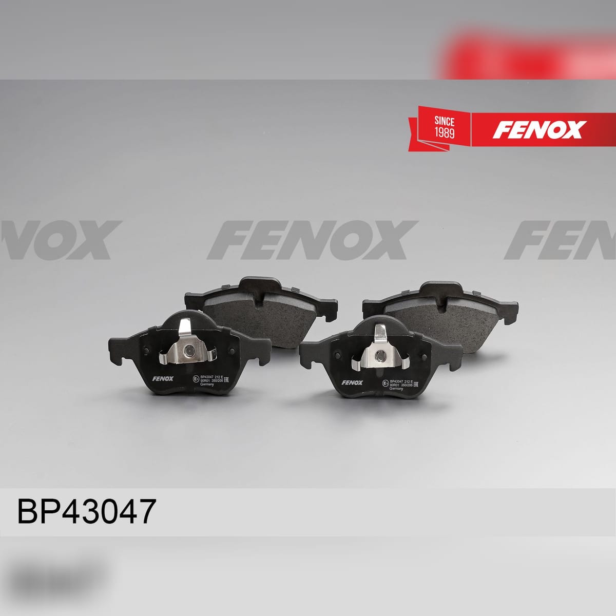 Деталь Колодки тормозные дисковые FENOX