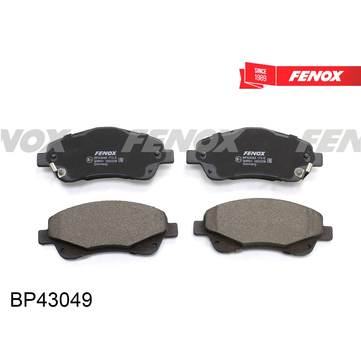 Деталь Колодки тормозные дисковые FENOX