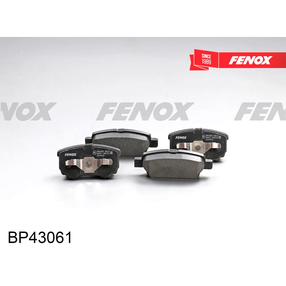 Деталь Колодки тормозные дисковые FENOX