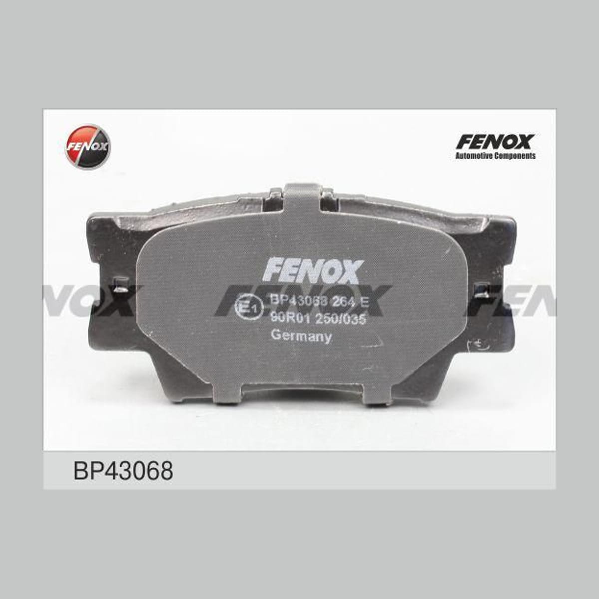 Деталь Колодки тормозные дисковые FENOX