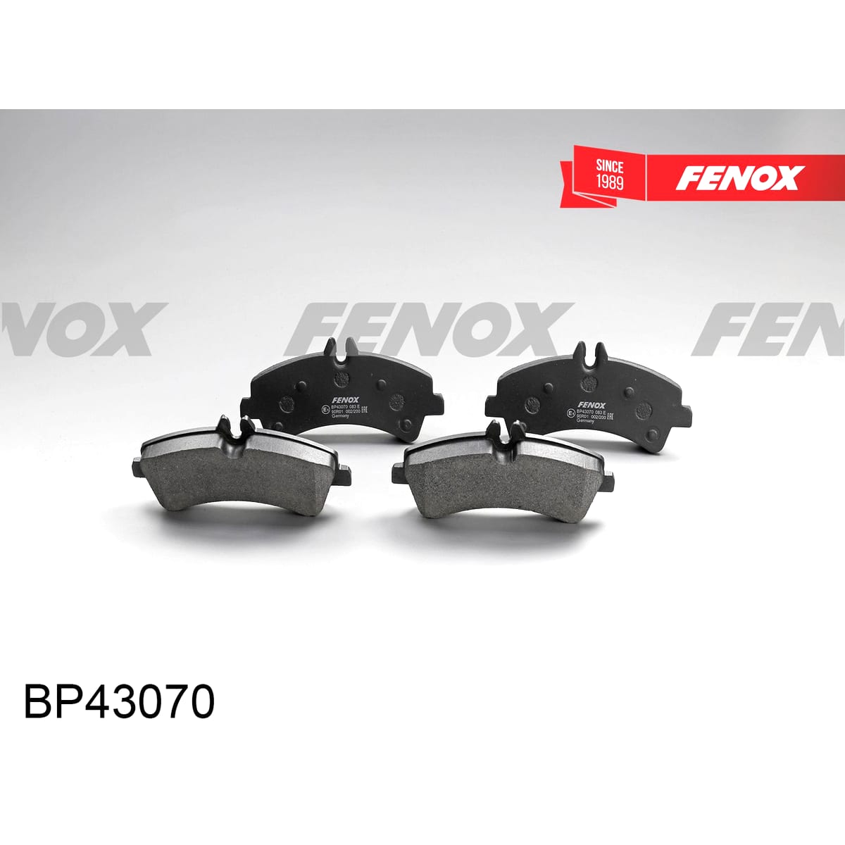 Деталь Колодки тормозные дисковые FENOX