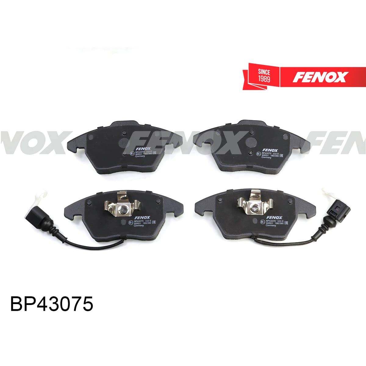 FENOX Колодки тормозные передние