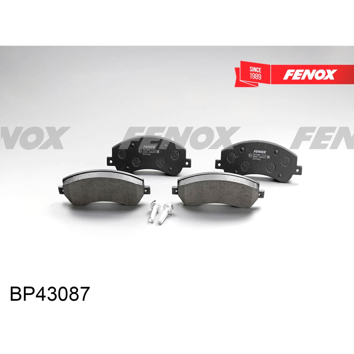 Деталь Колодки тормозные дисковые FENOX