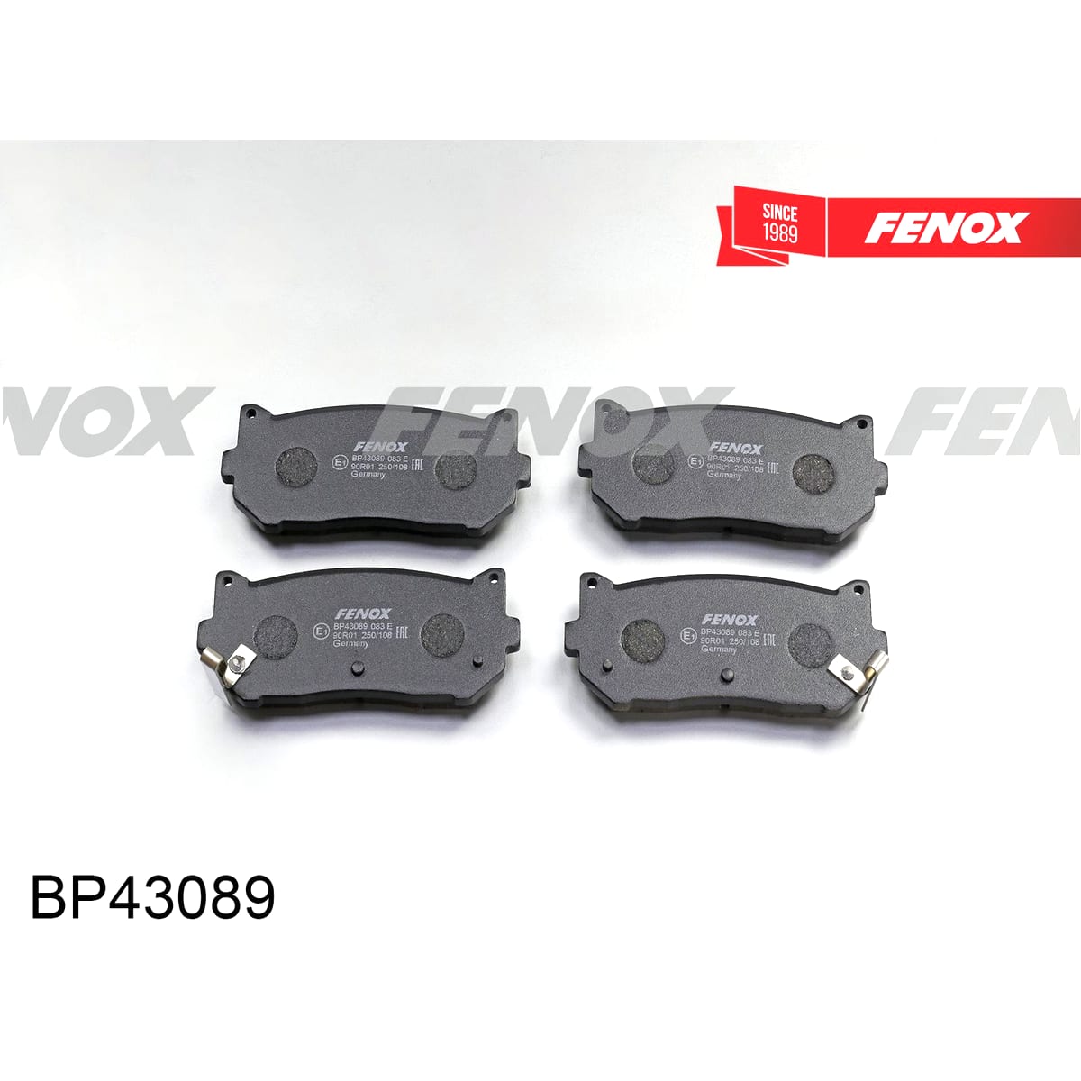 Деталь Колодки тормозные дисковые FENOX