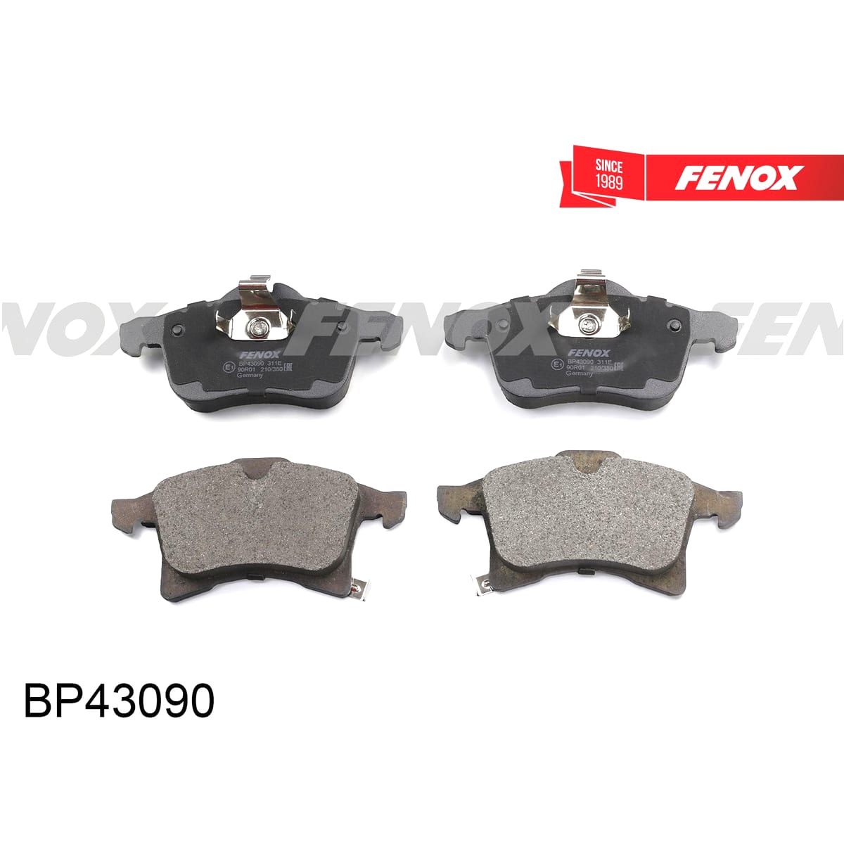 Деталь Колодки тормозные дисковые FENOX