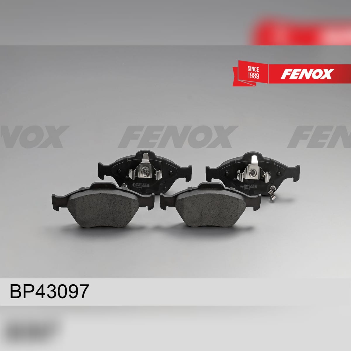 Деталь Колодки тормозные дисковые с датчиком FENOX