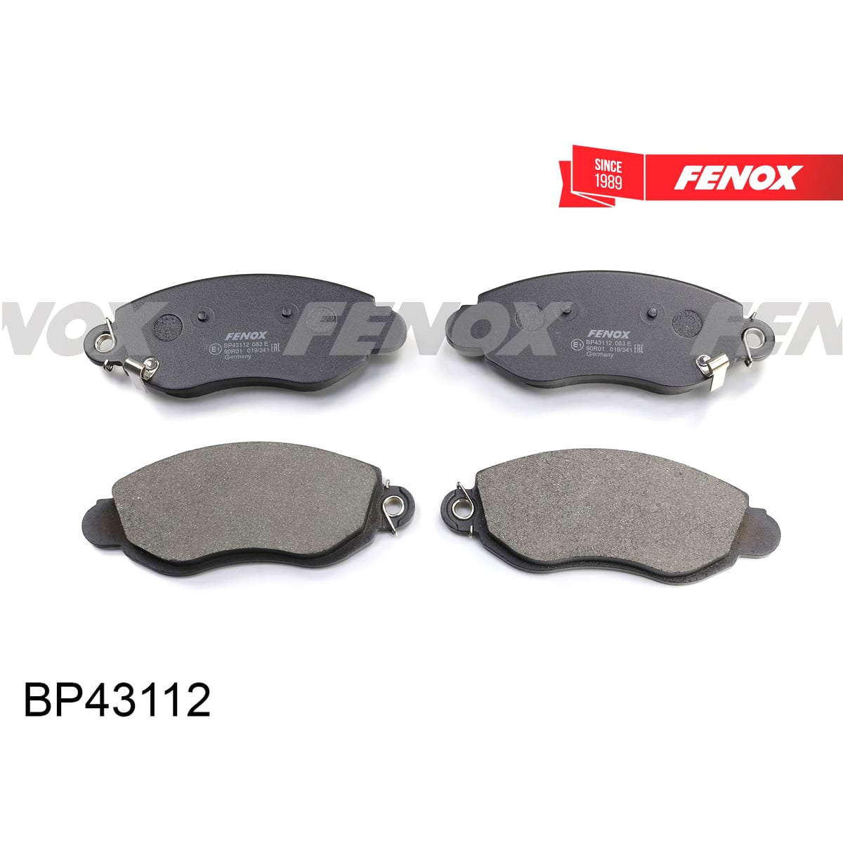Деталь Колодки тормозные дисковые FENOX