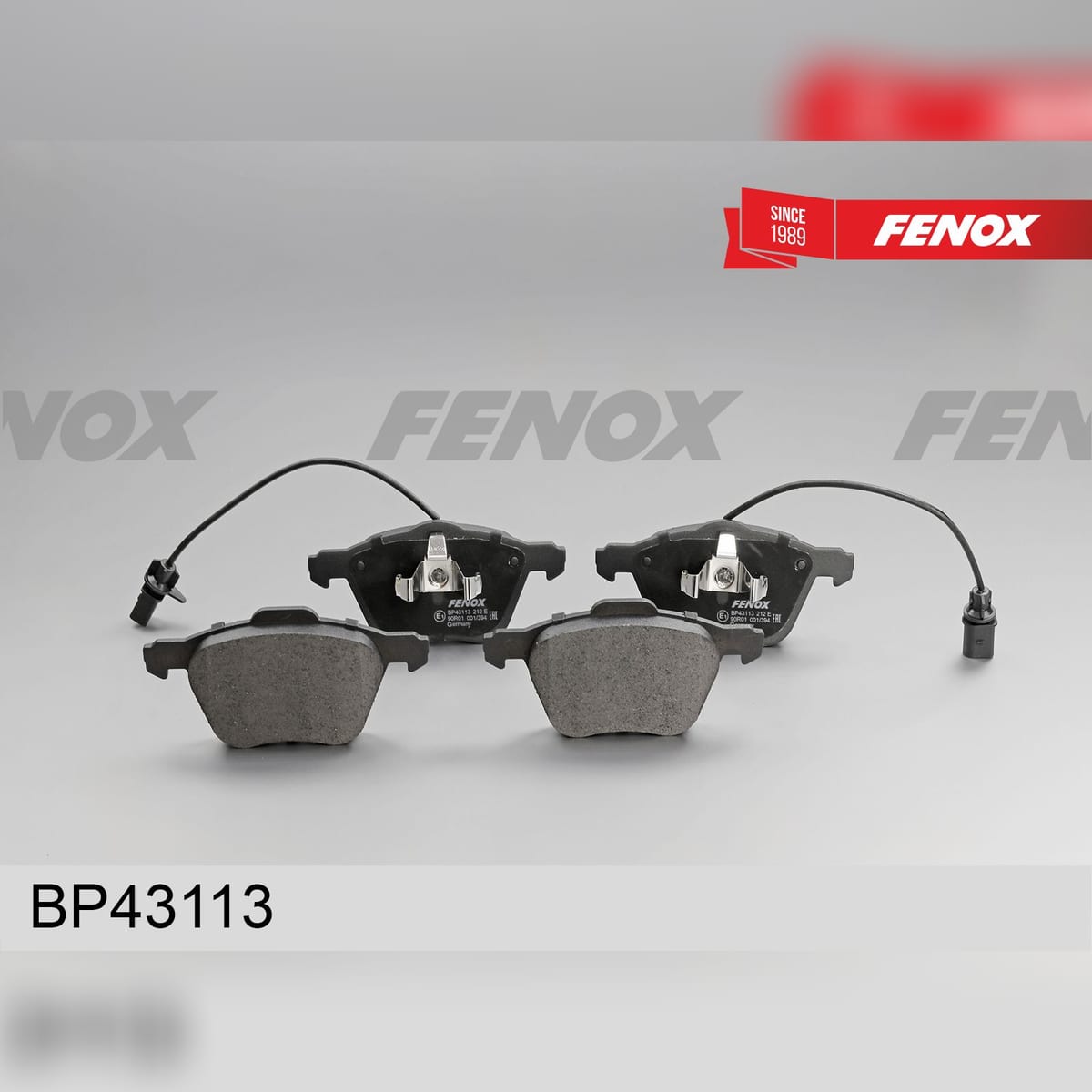Деталь Колодки тормозные дисковые FENOX