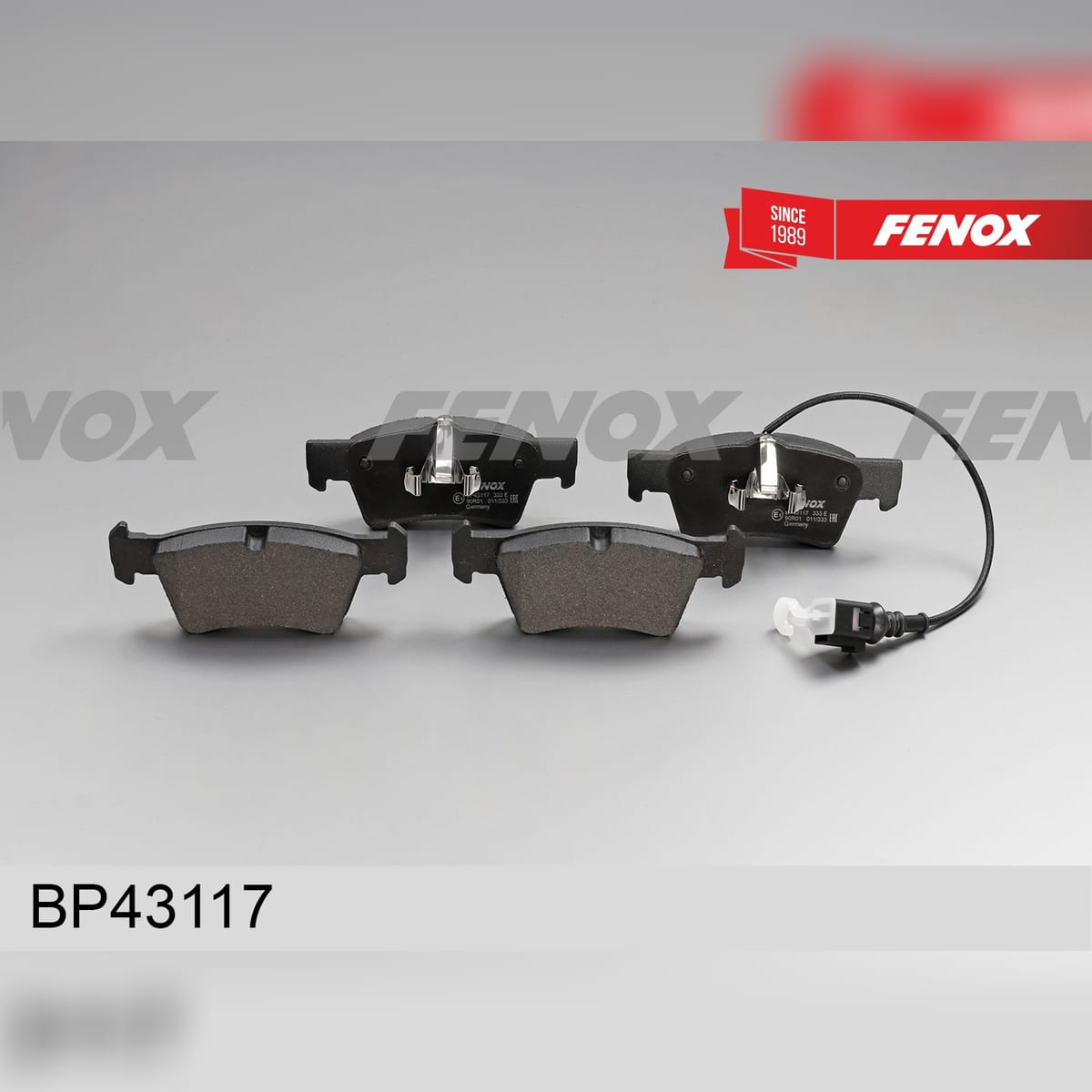 Деталь Колодки тормозные дисковые FENOX
