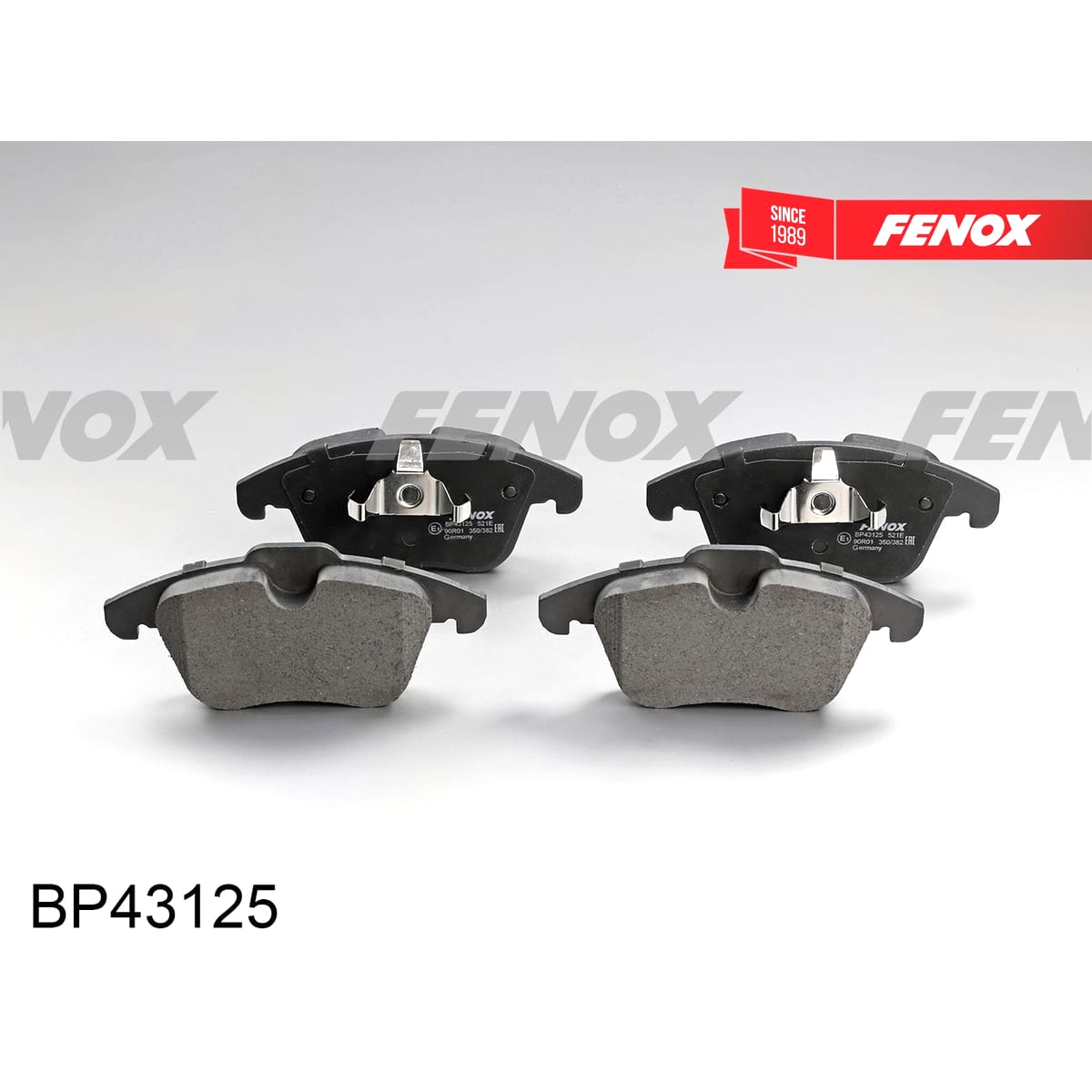 Деталь Колодки тормозные дисковые FENOX