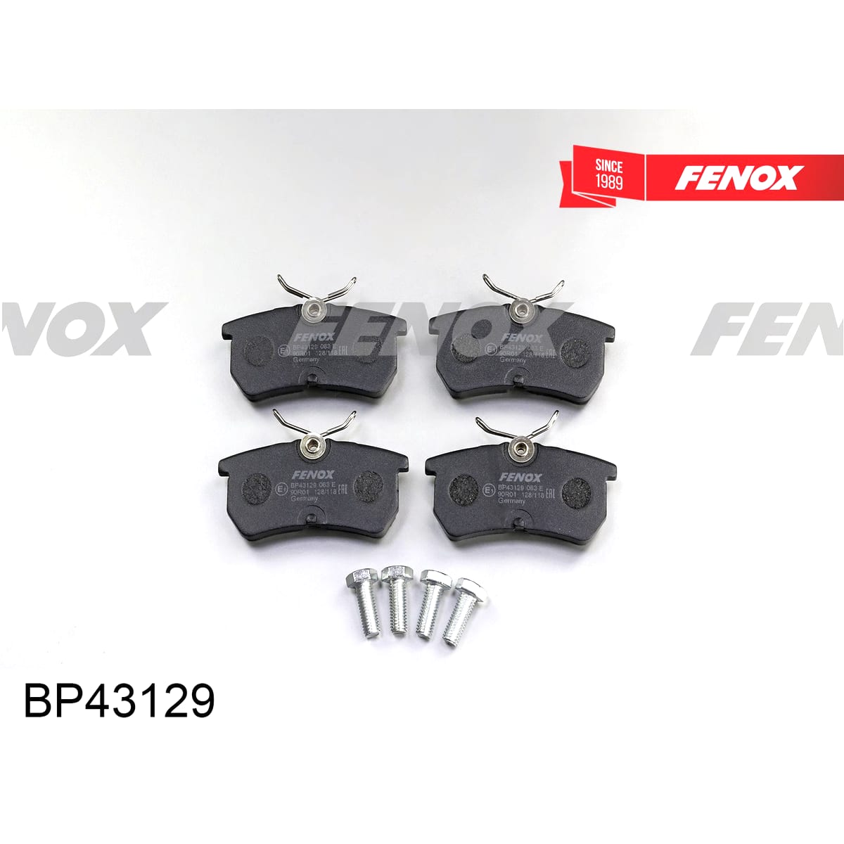 FENOX Колодки тормозные дисковые