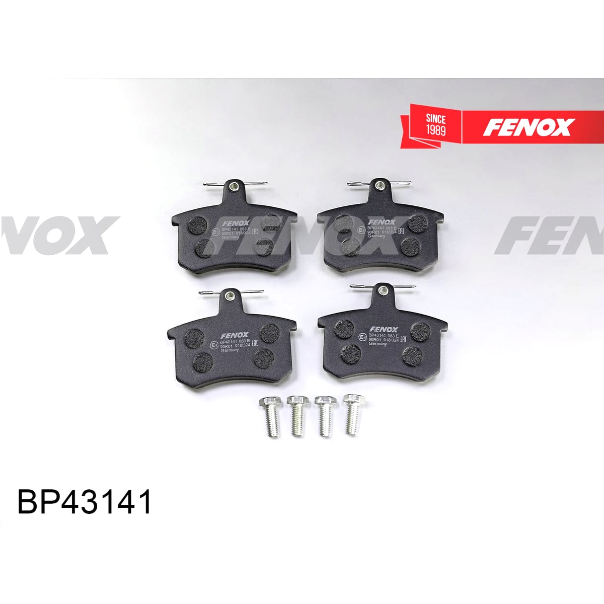 Деталь Колодки тормозные дисковые FENOX