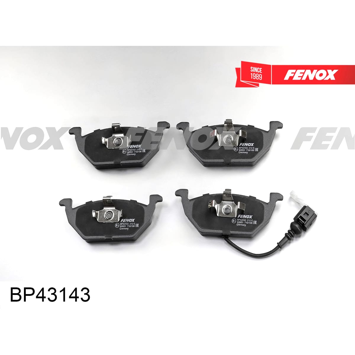 Деталь Колодки тормозные дисковые FENOX