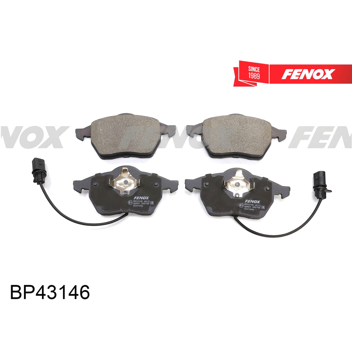 Деталь Колодки тормозные дисковые FENOX