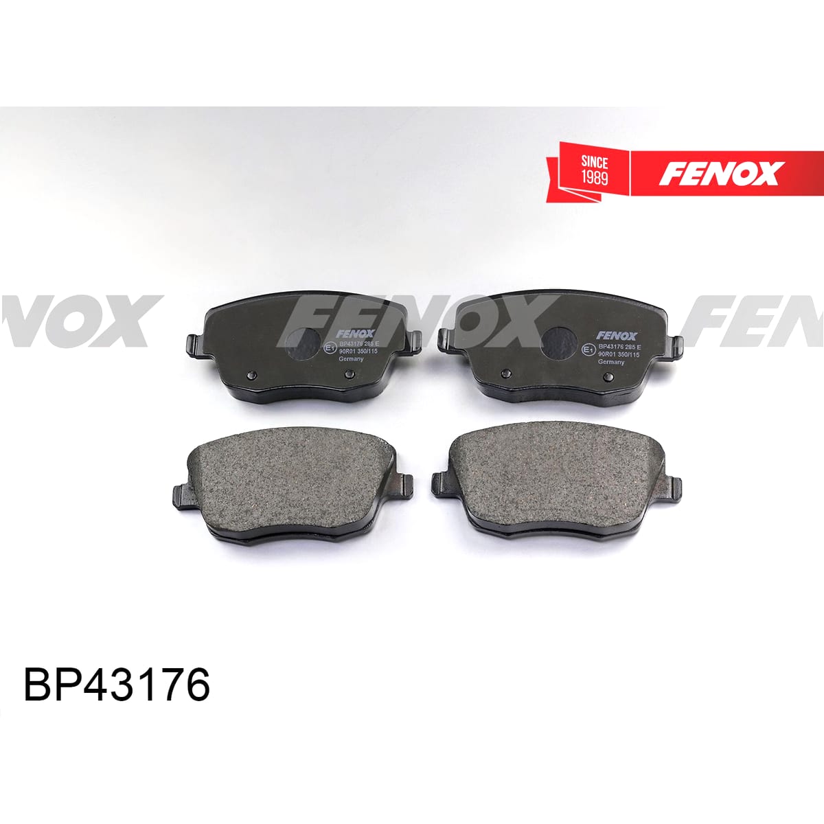 Деталь Колодки тормозные дисковые без датчика FENOX