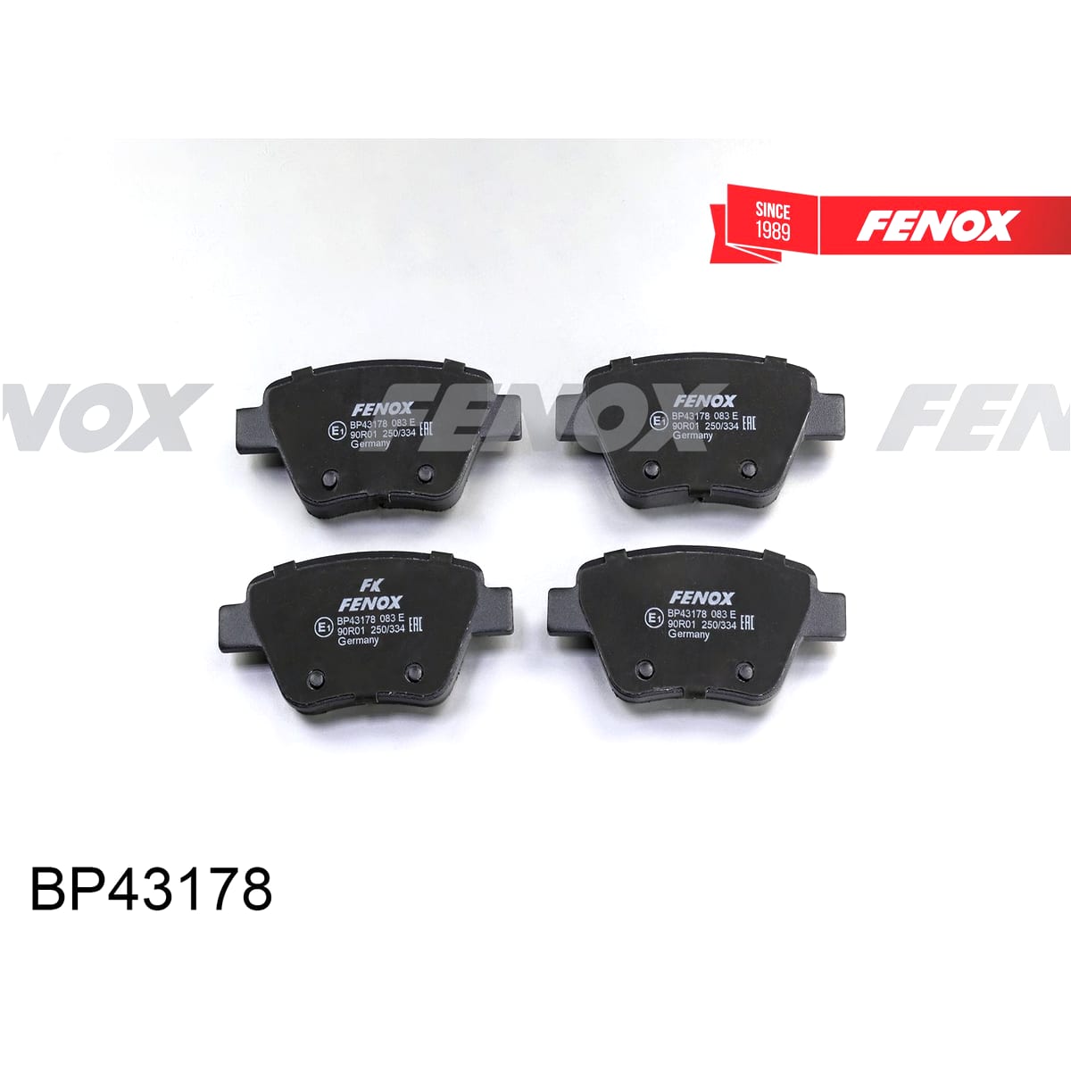 Деталь Колодки тормозные дисковые FENOX