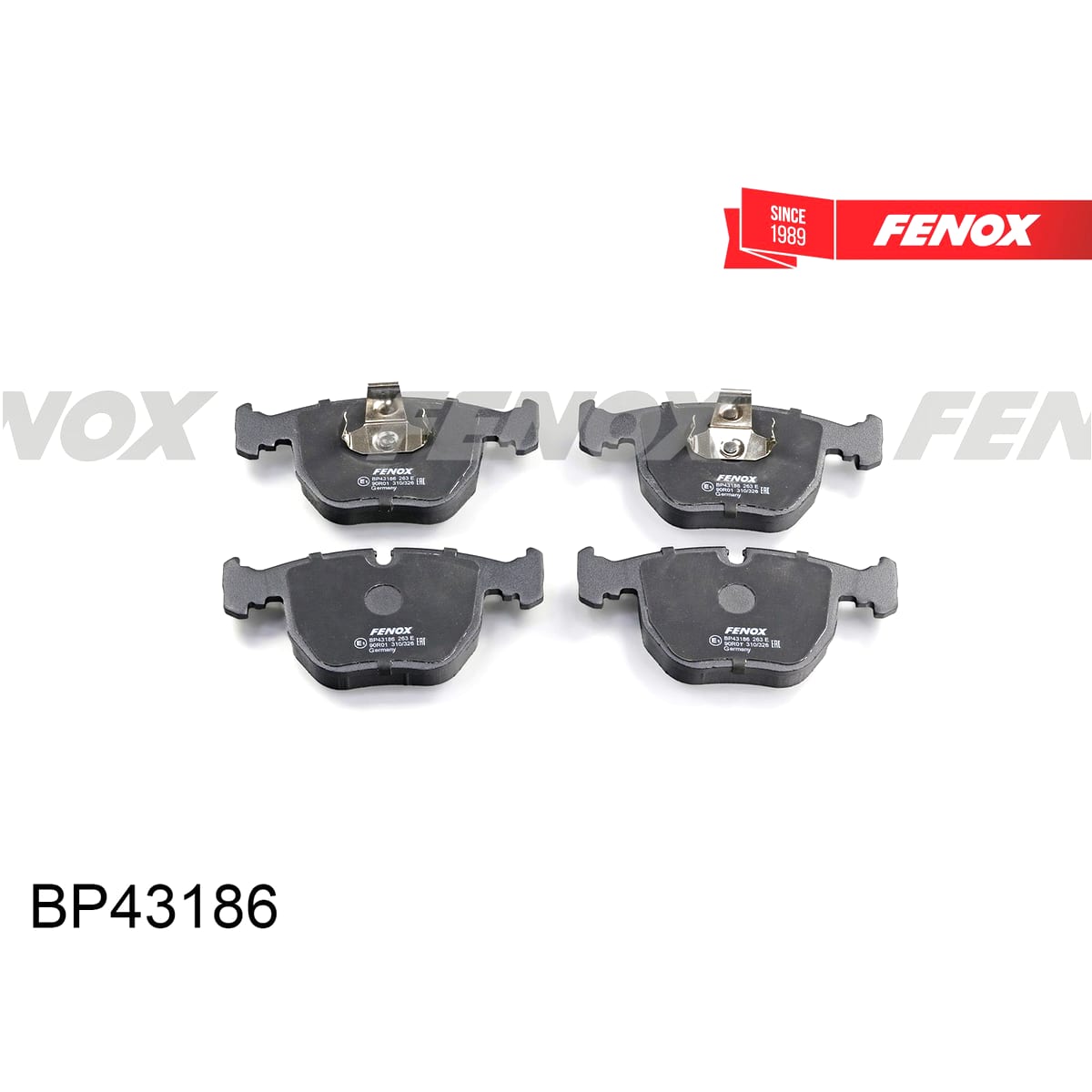 Деталь Колодки тормозные дисковые FENOX