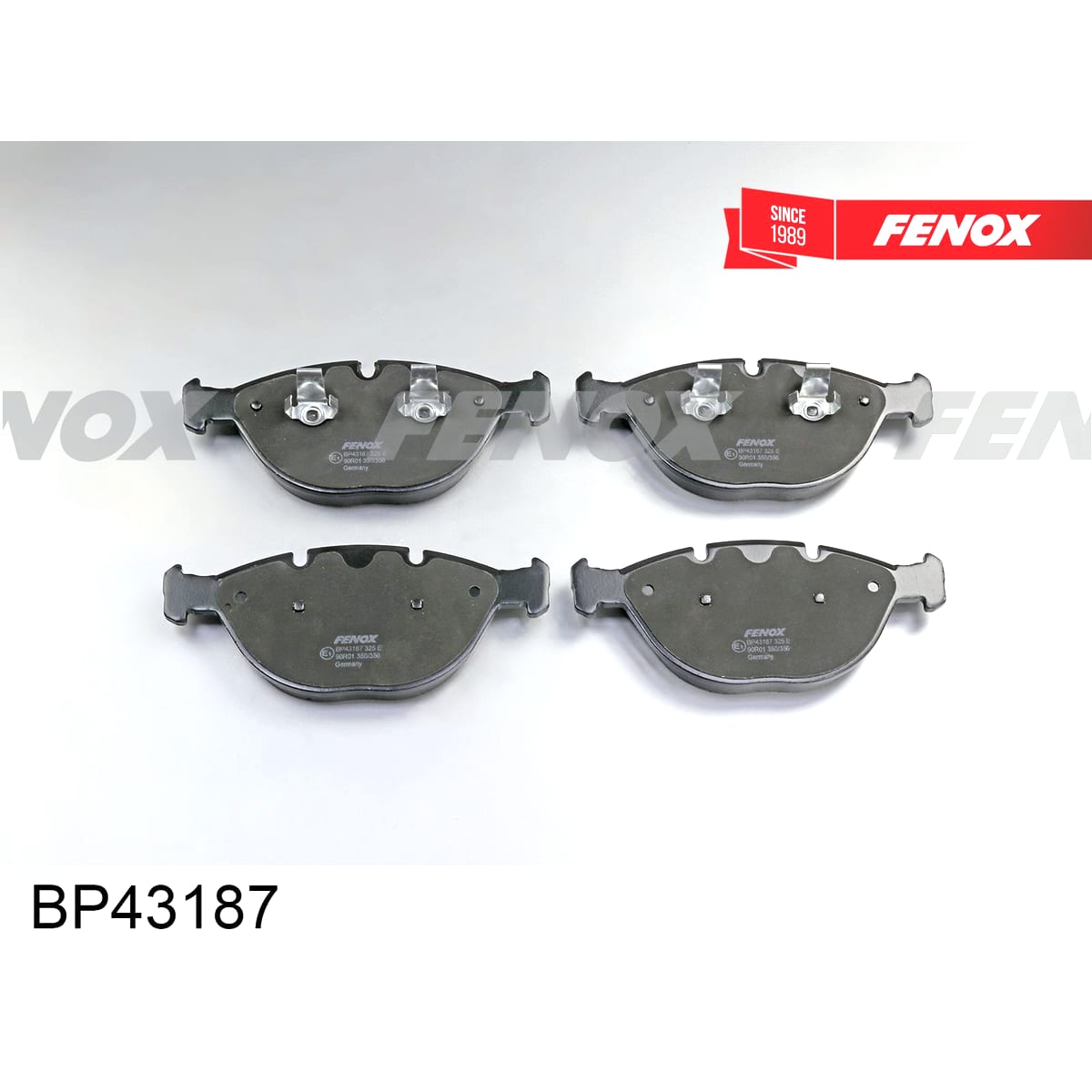 Деталь Колодки тормозные дисковые FENOX