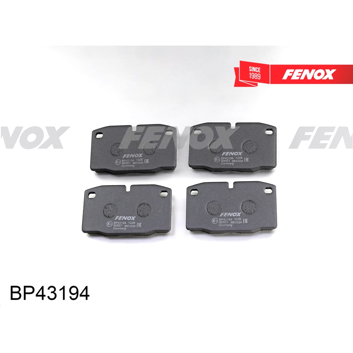 Деталь Колодки тормозные дисковые FENOX
