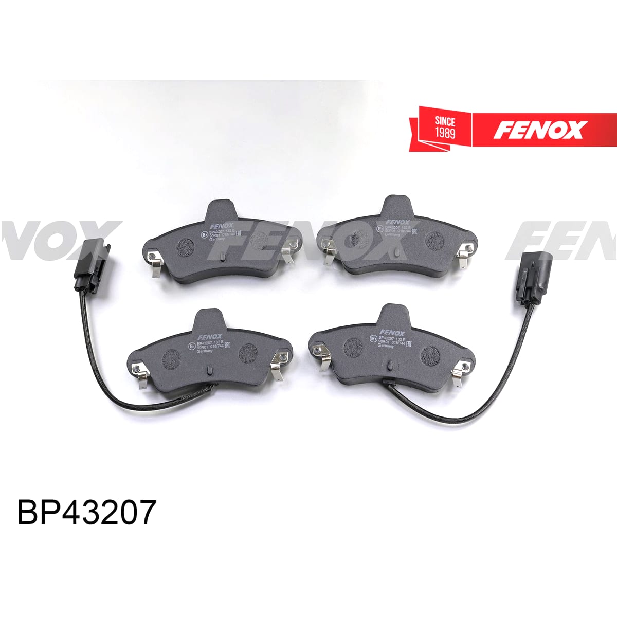 Деталь Колодки тормозные дисковые FENOX