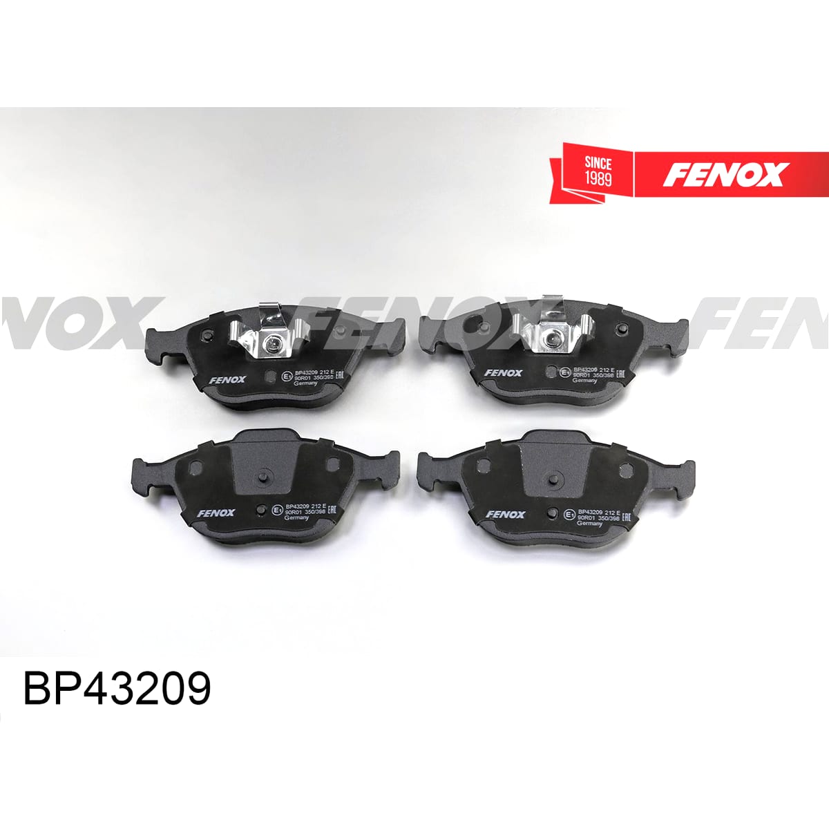 Деталь Колодки тормозные дисковые FENOX