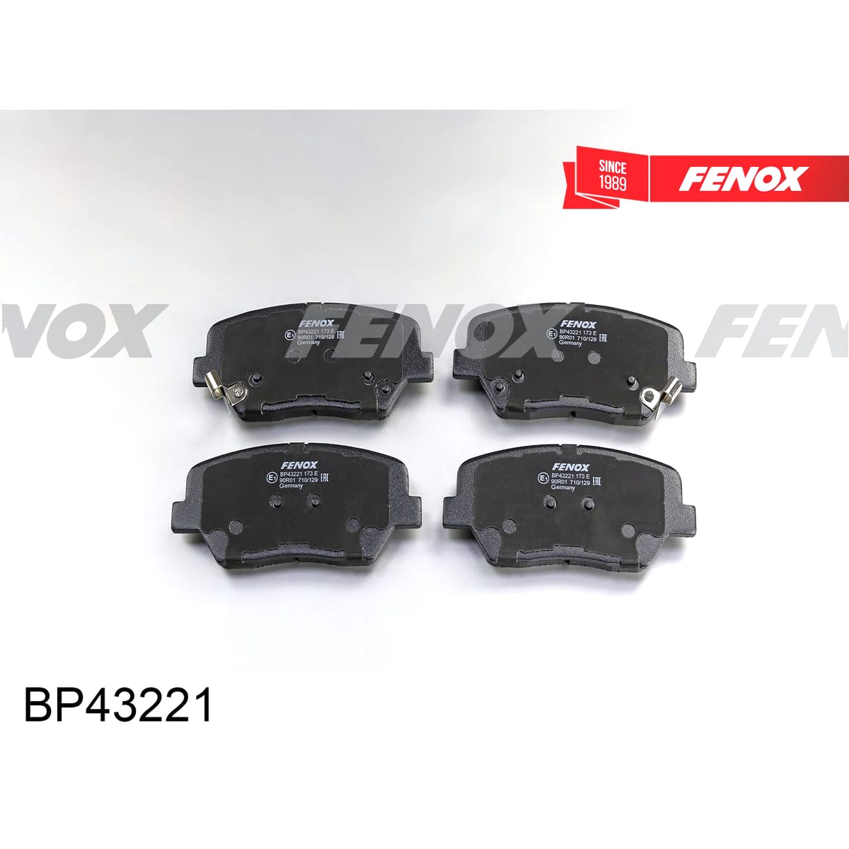 Деталь Колодки тормозные дисковые FENOX