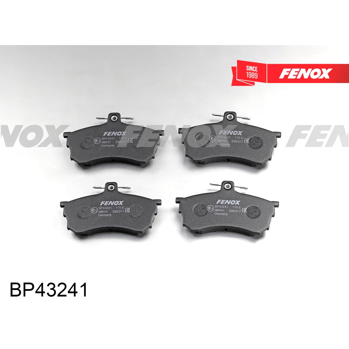 Деталь Колодки тормозные дисковые FENOX