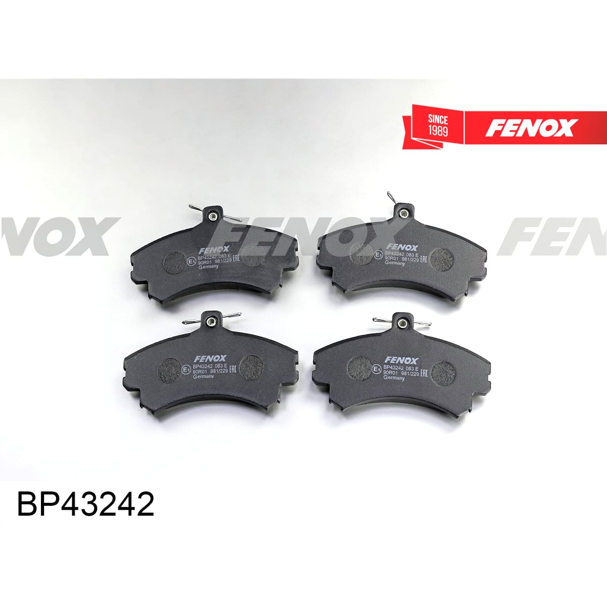 Деталь Колодки тормозные дисковые FENOX