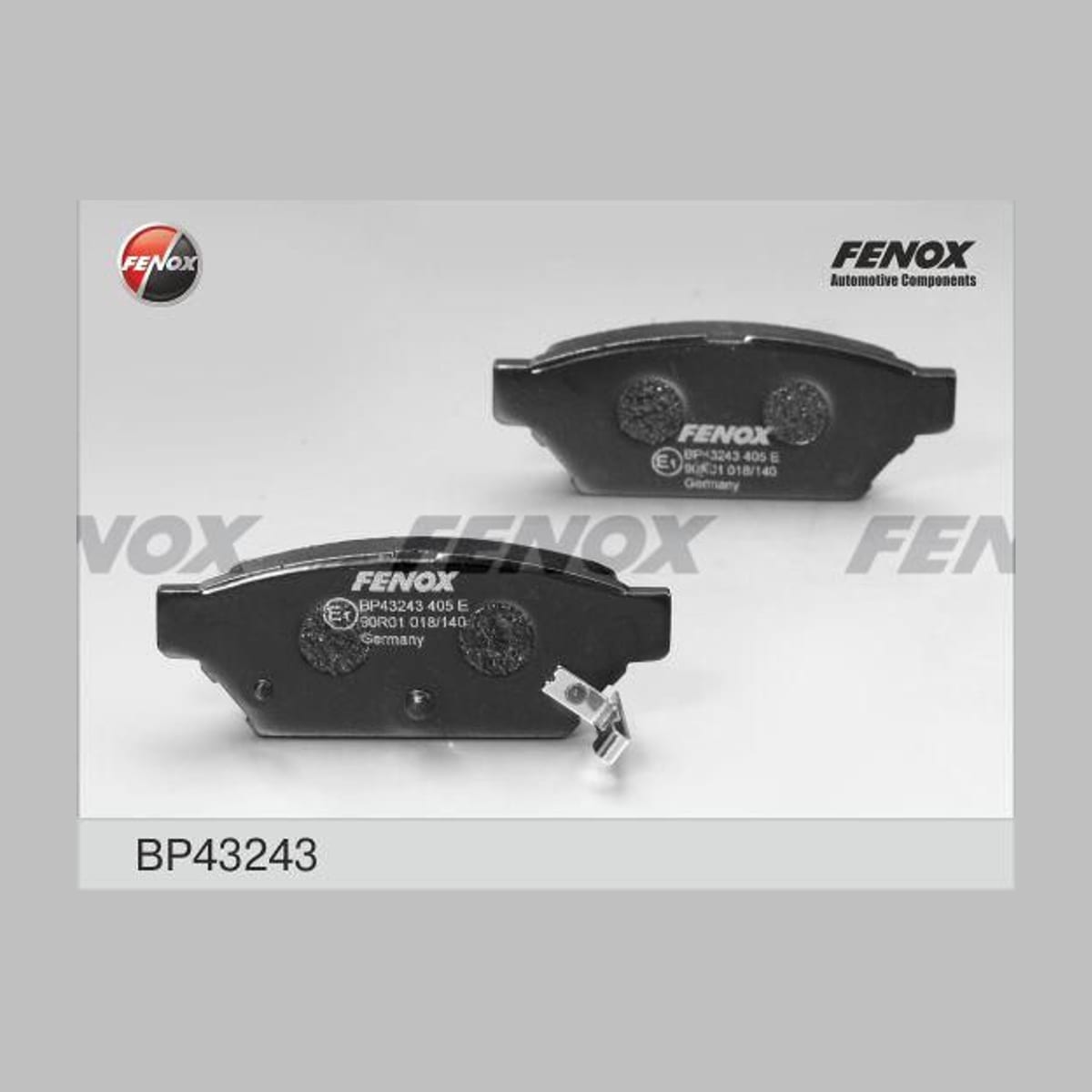 Деталь Колодки тормозные дисковые FENOX