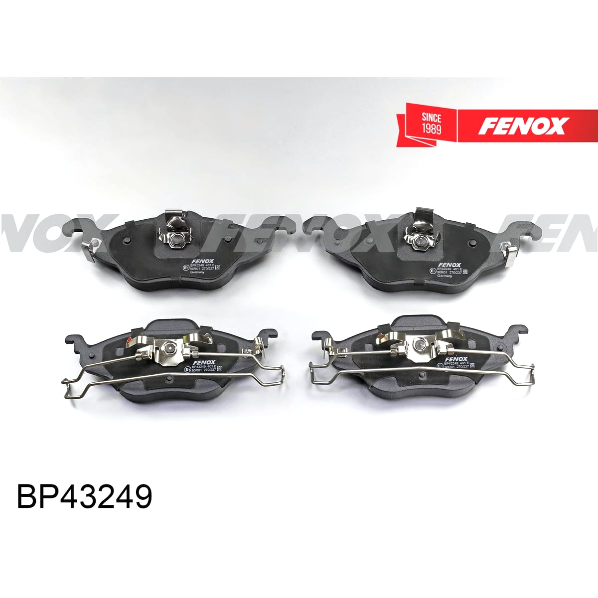 Деталь Колодки тормозные дисковые FENOX