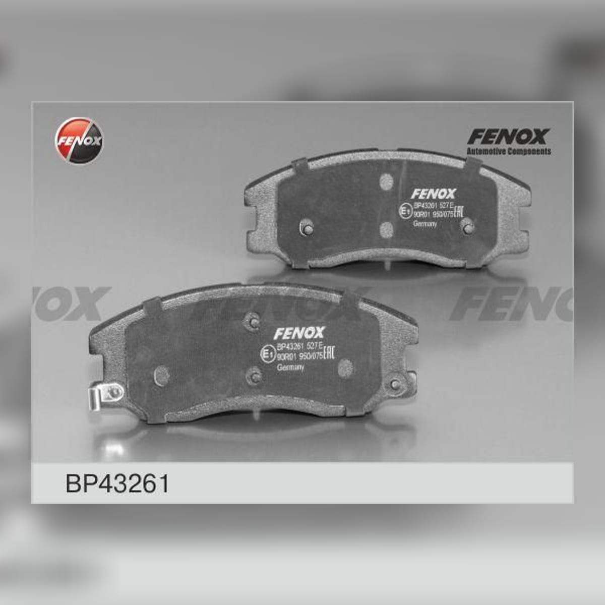 Деталь Колодки тормозные дисковые FENOX
